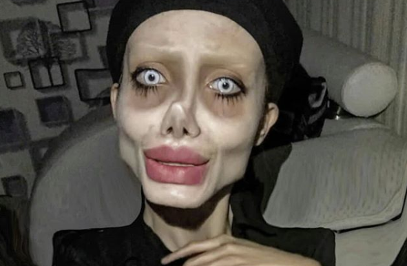 Sahar Tabar, la versiu00f3n zombie de Angelina Jolie