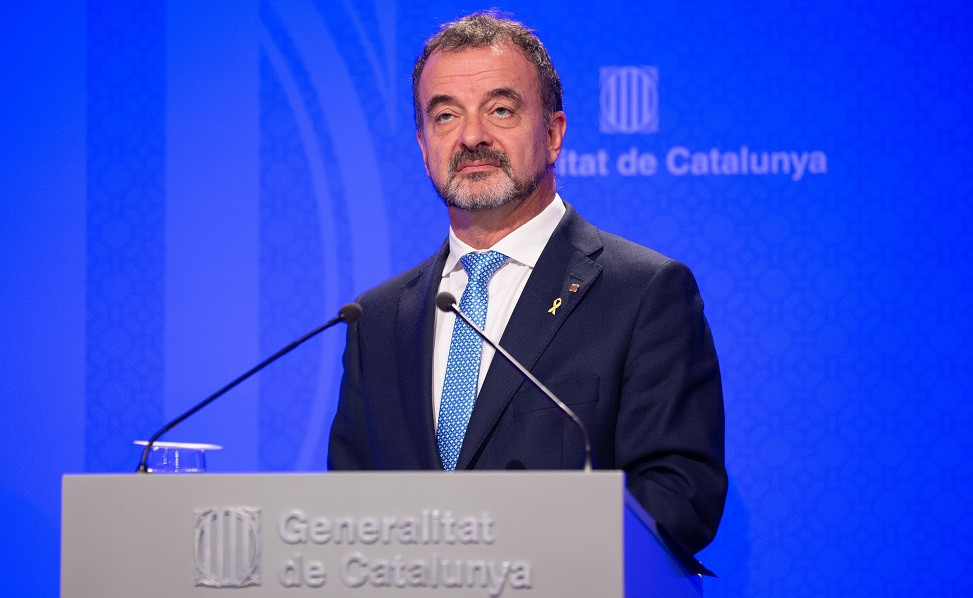 Alfred Bosch tras la reunión del Consell Executiu