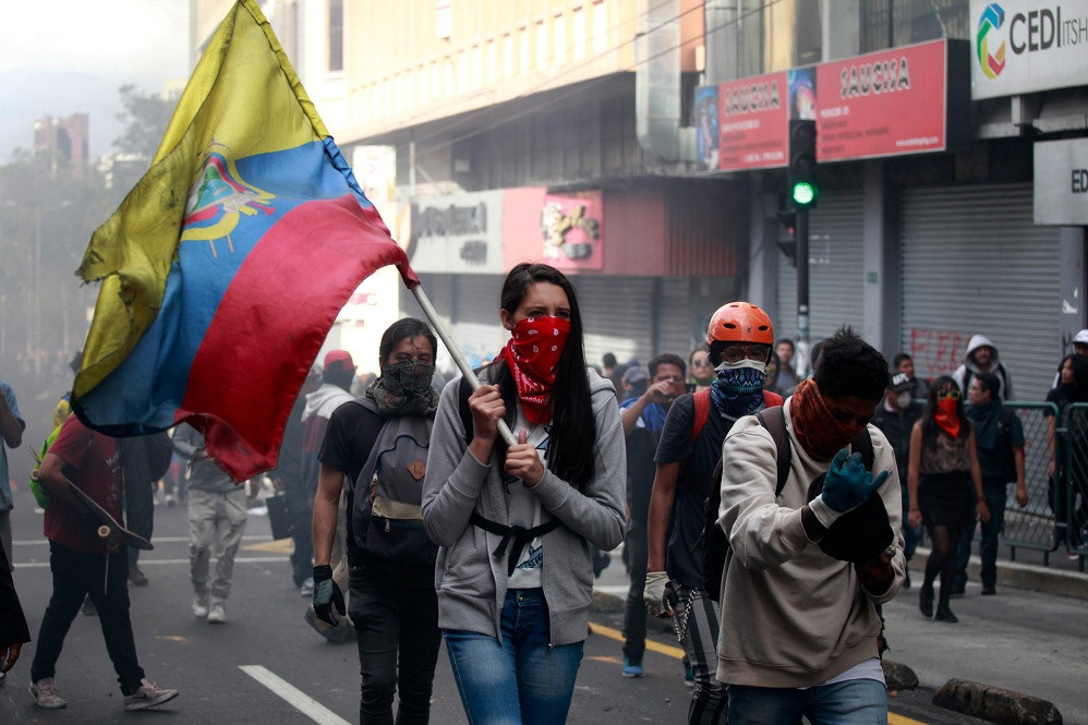 Protestas en Ecuador (imagen)