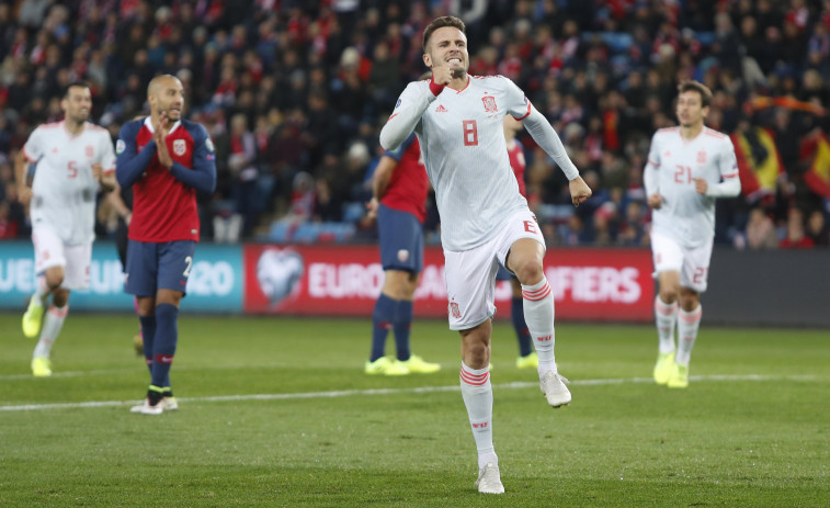 España deja escapar una victoria ante Noruega