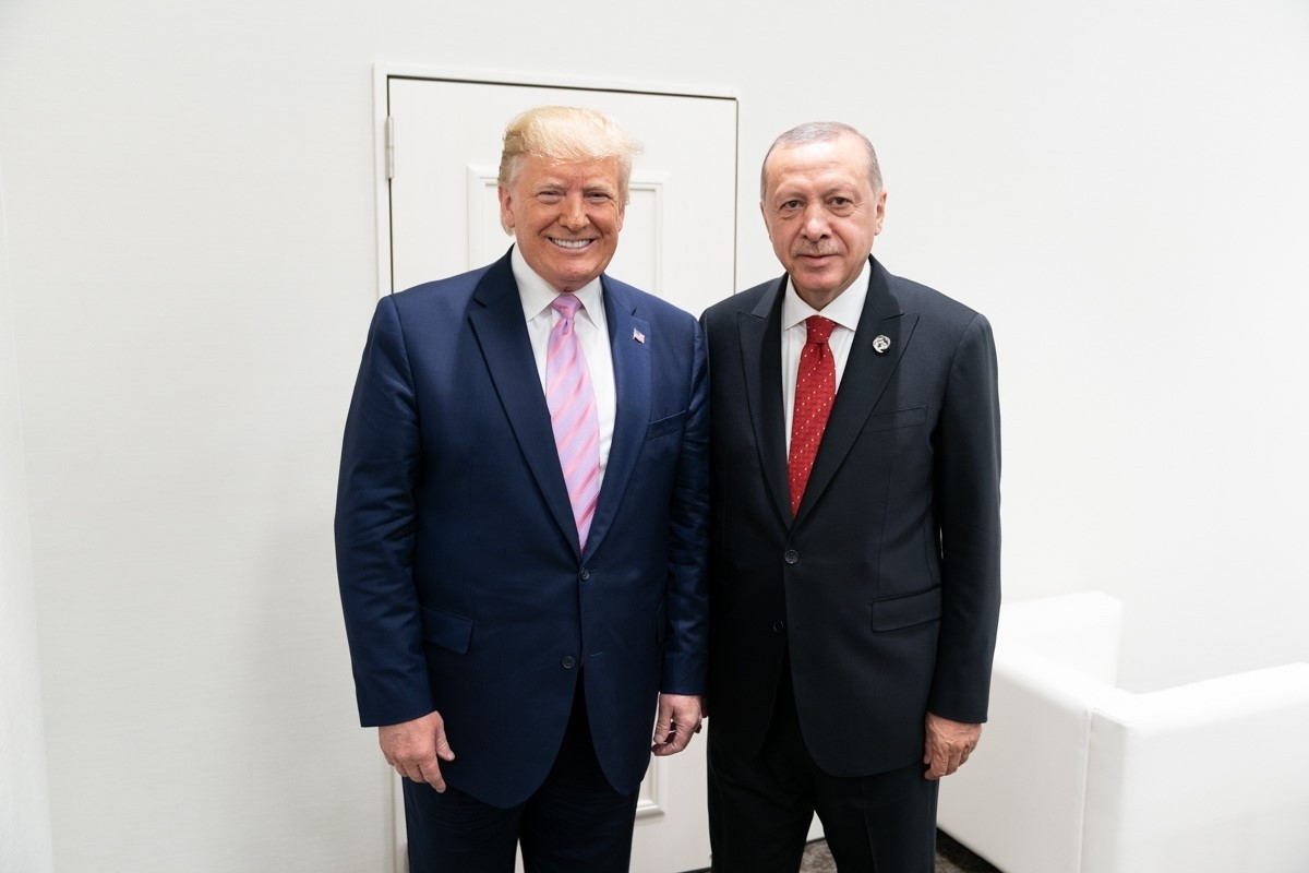 Trump junto a Erdogan