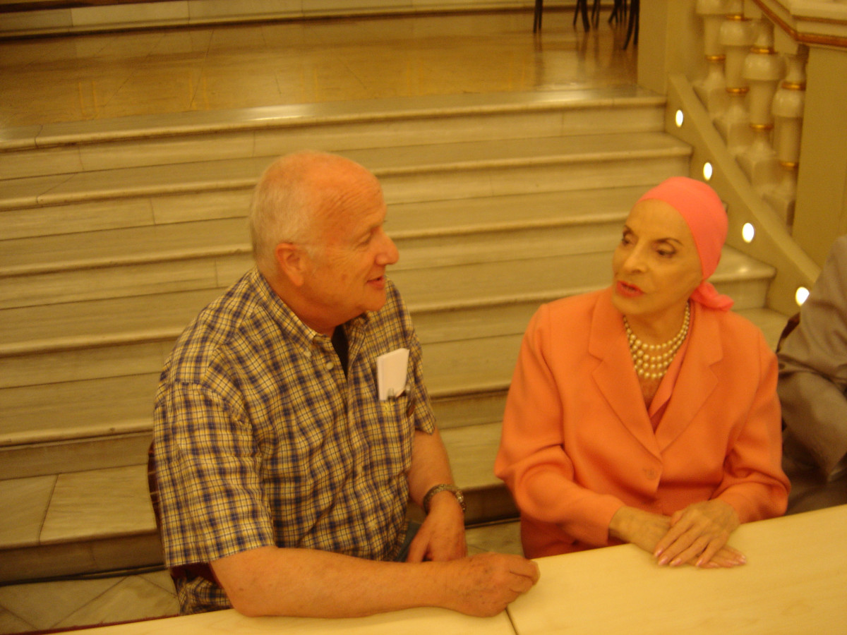 Pablo Ignacio Dalmases con Alicia Alonso