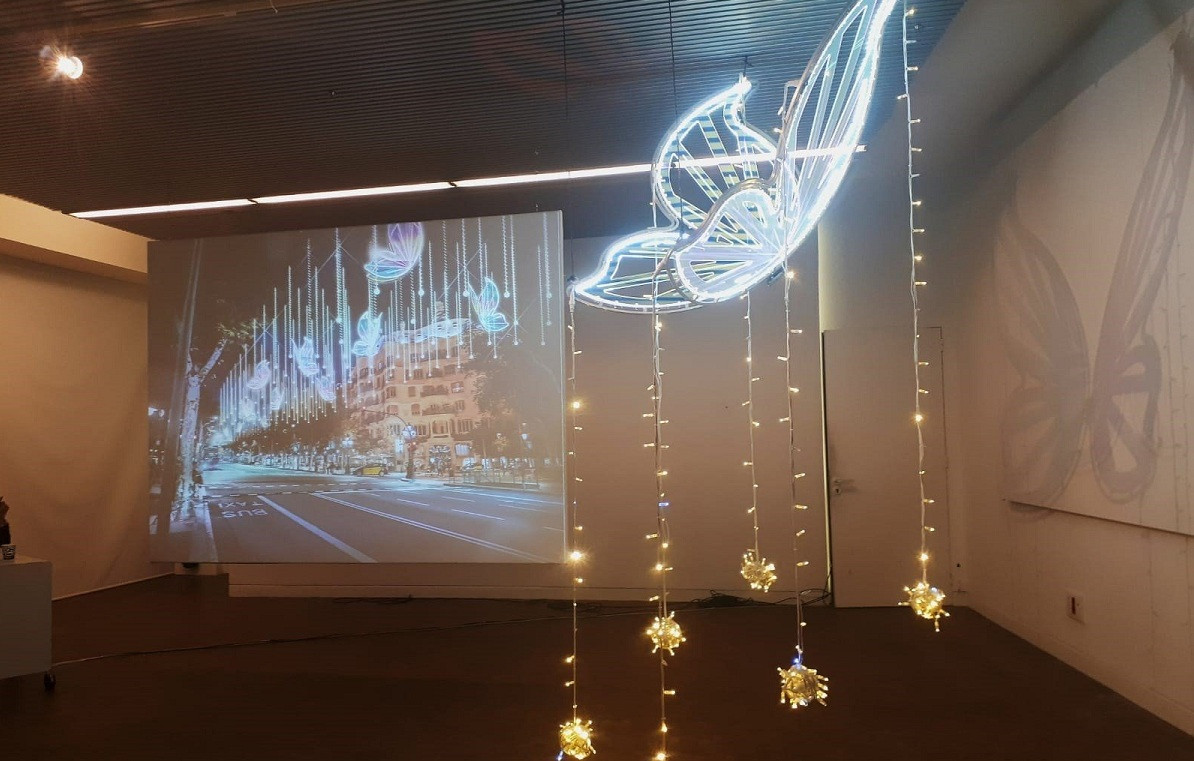 Luces de Navidad en Barcelona