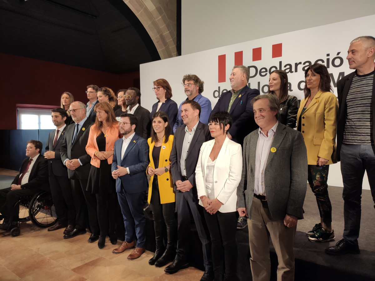 Partidos independentistas se unen por la autodeterminación y apelan a la comunidad internacional