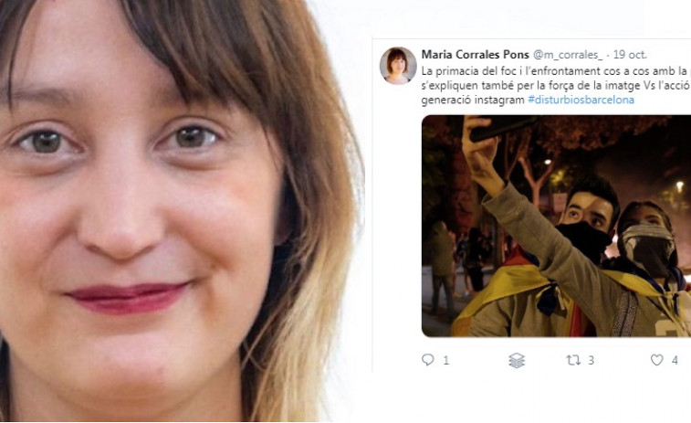 Una asesora de Colau justifica la violencia en Barcelona