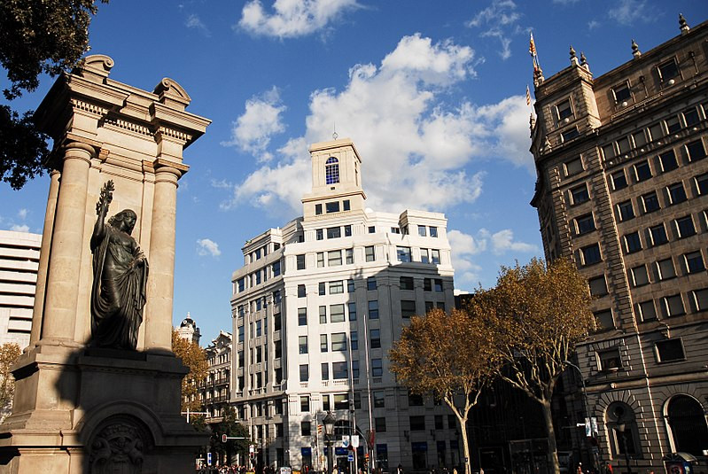 Telefónica edificio Plaça Catalunya