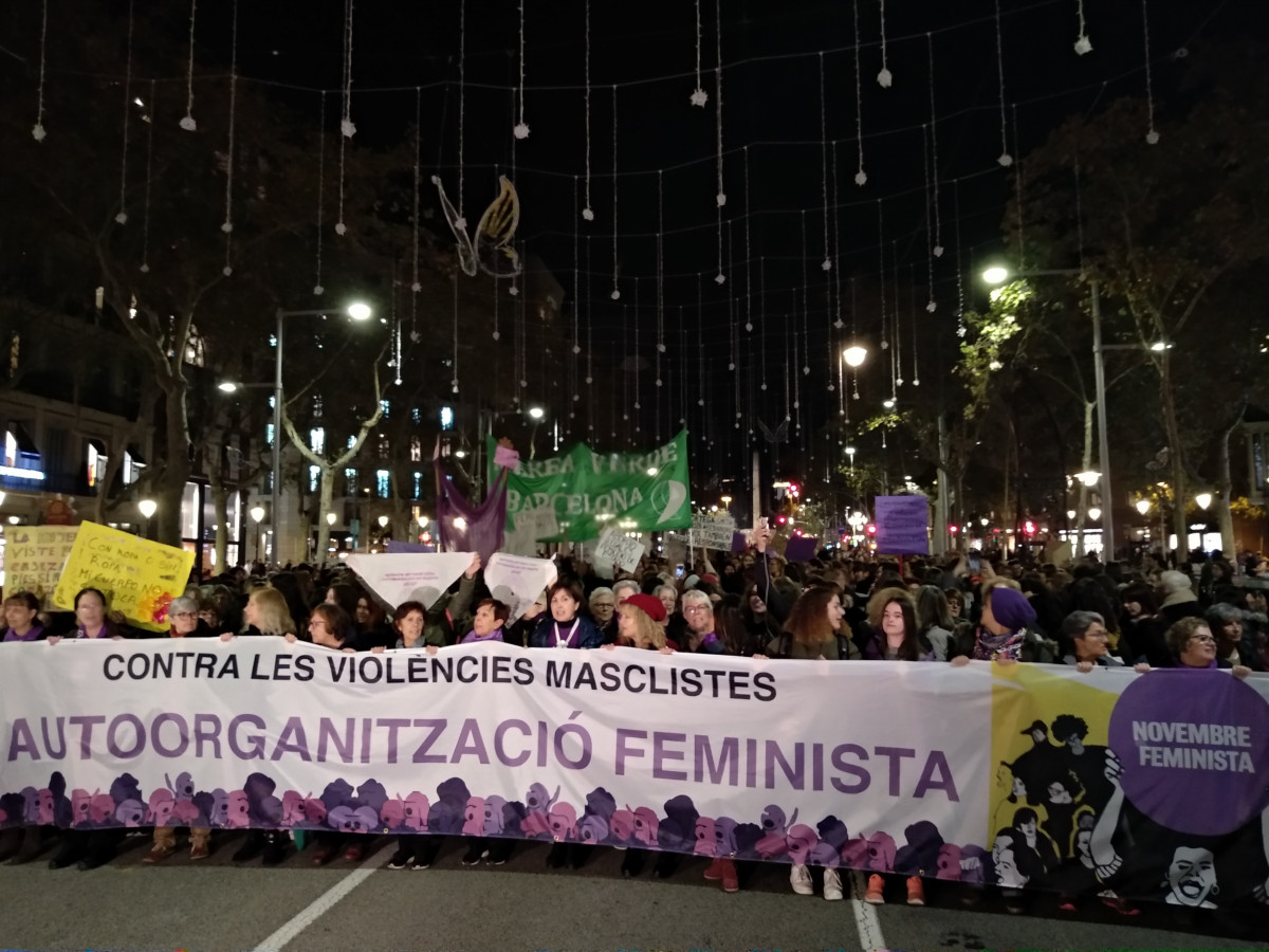Manifestación antimachismos Barcelona 2019