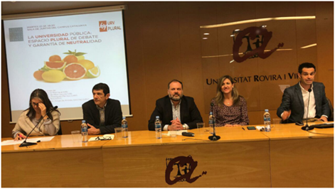 Profesores catalanes por la libertad en las universidades