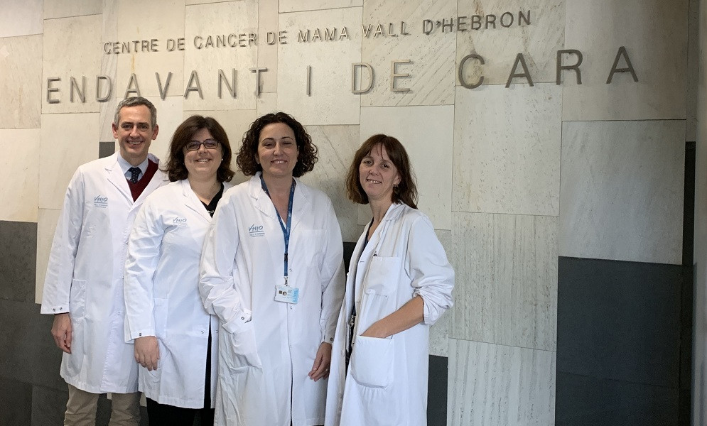 Santiago Escrivá  Mafalda Oliveira Cristina Saura y Laia Garrigós del VHIO