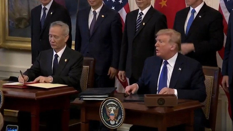 Acuerdo comercial entre EEUU y China