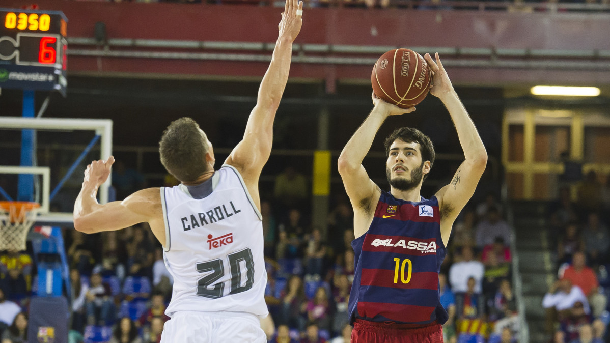 Abrines i  Carroll en  el FC Barcelona Lassa - Reial Madrid
