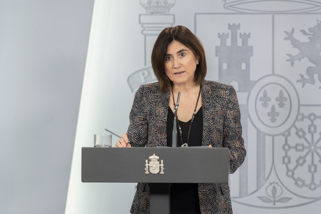 Intervención en rueda de prensa de María José Sierra, jefa de Área del Centro de Coordinación de Alertas y Emergencias Sanitarias del Ministerio de Sanidad, tras la reunión del Comité de Gestión Técnica del Coronavirus. 4 de abril de 2020.