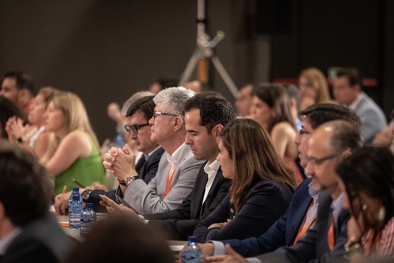 Cargos de Ciudadanos en una reunión del Consejo General del partido en 2019.