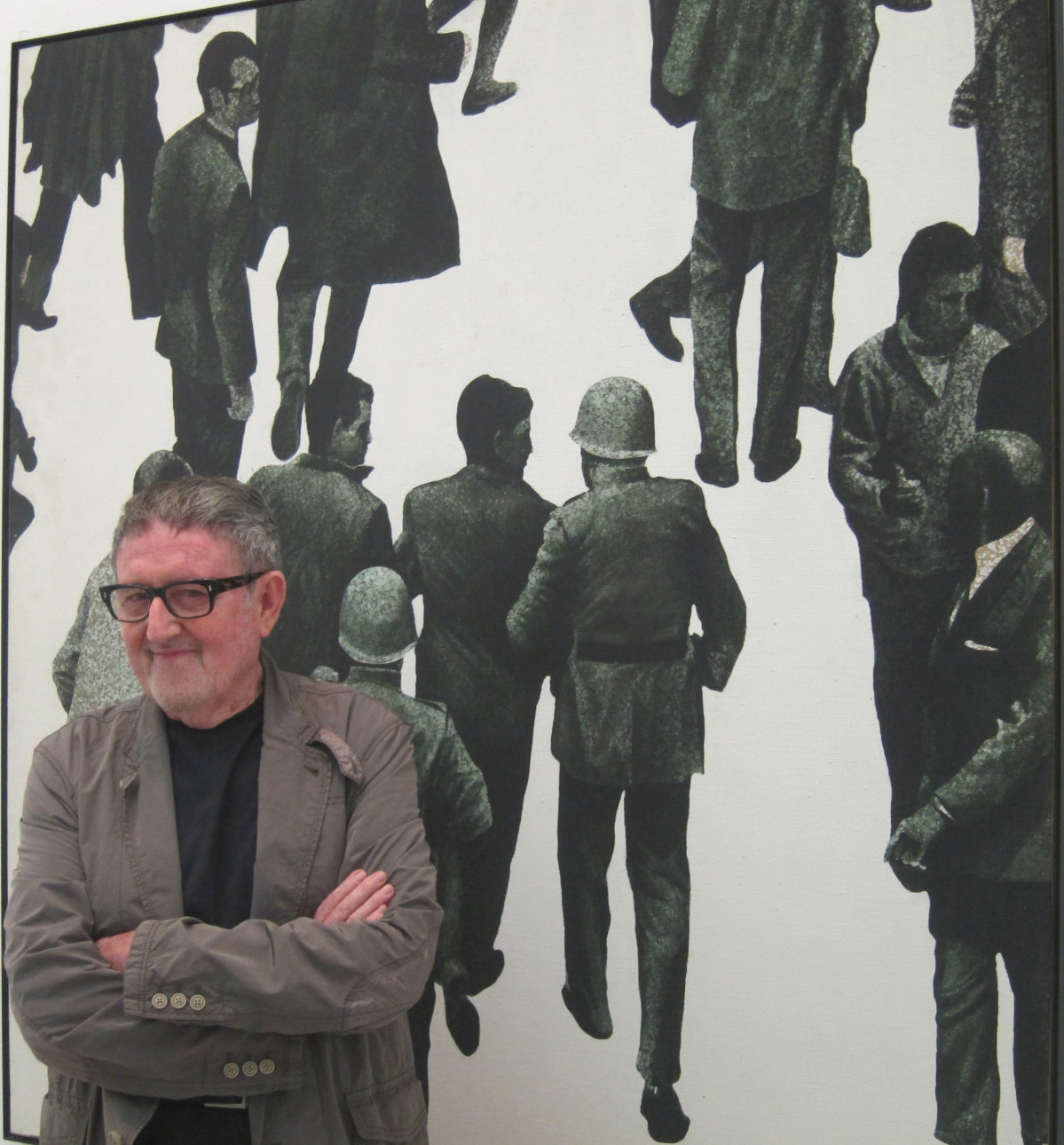 El artista valenciano Juan Genovés