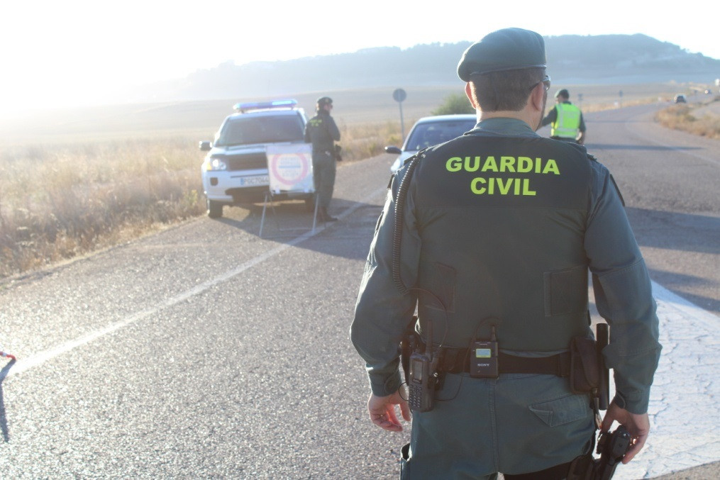 Control de la Guardia Civil.