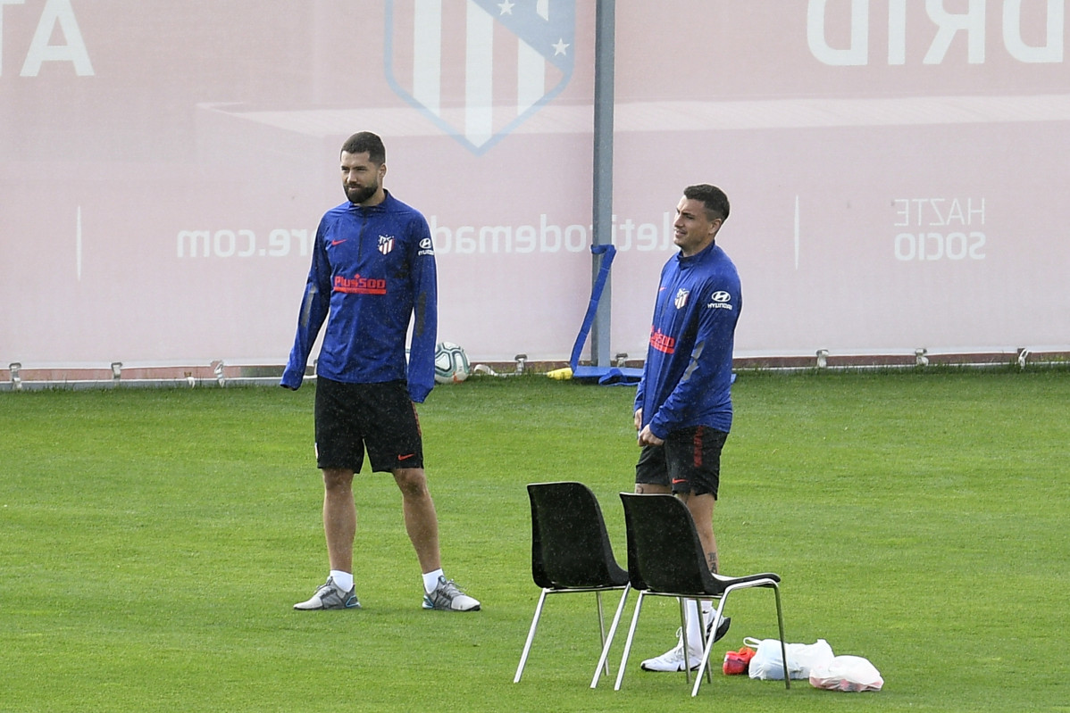 Entrenamiento del Atlético de Madrid