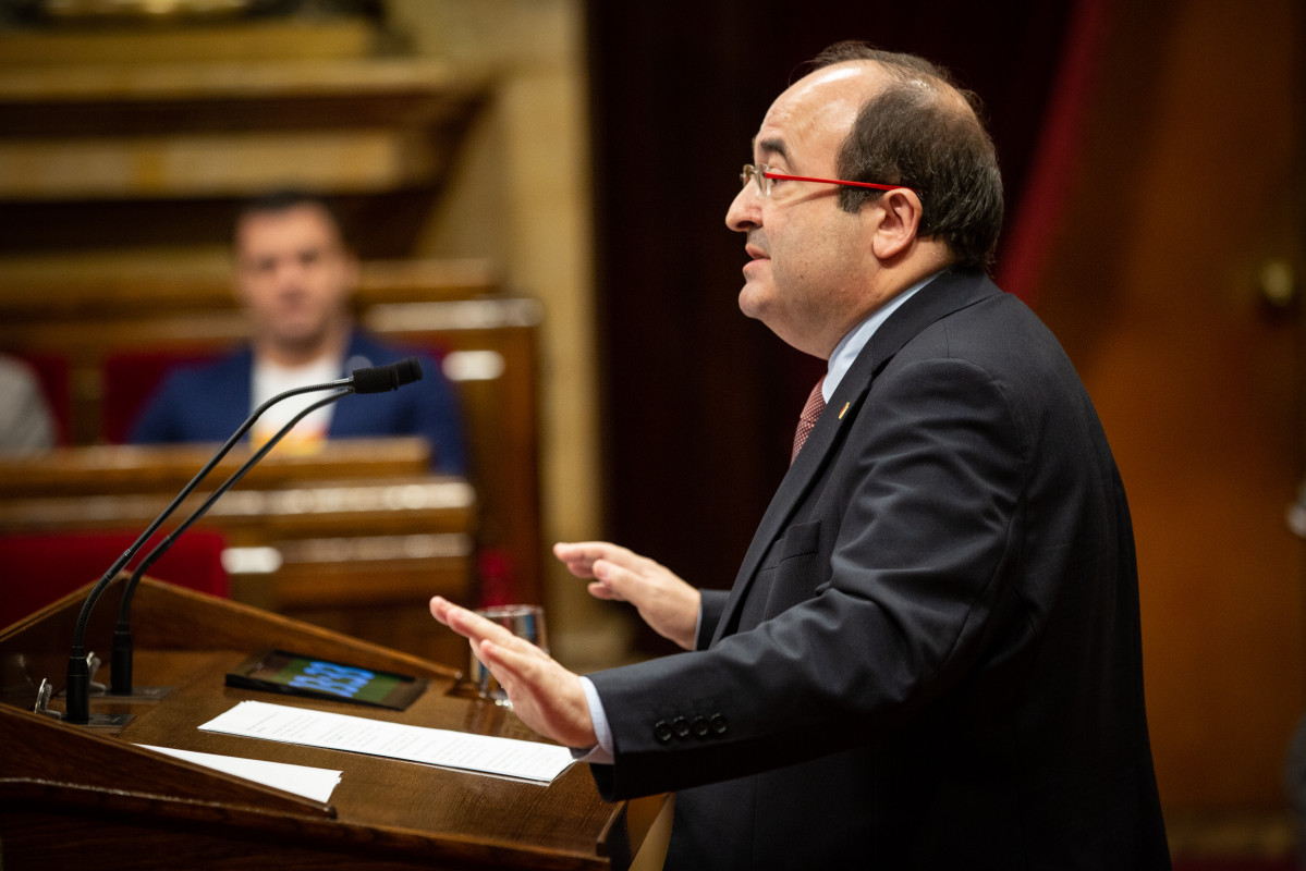 El líder del PSC, Miquel Iceta, en una imatge d'arxiu.