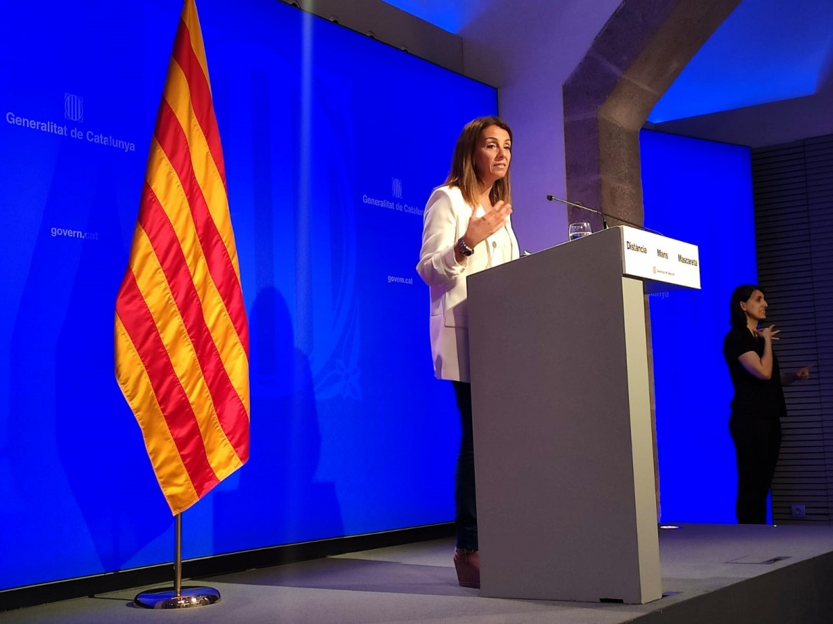 La consellera de Presidencia y portavoz del Govern, Meritxell Budó.