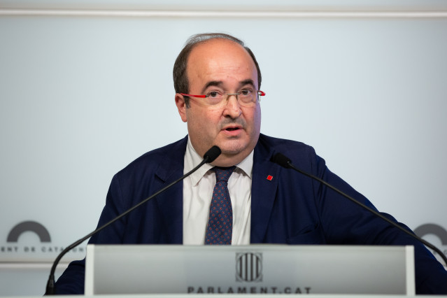 El líder del PSC, Miquel Iceta