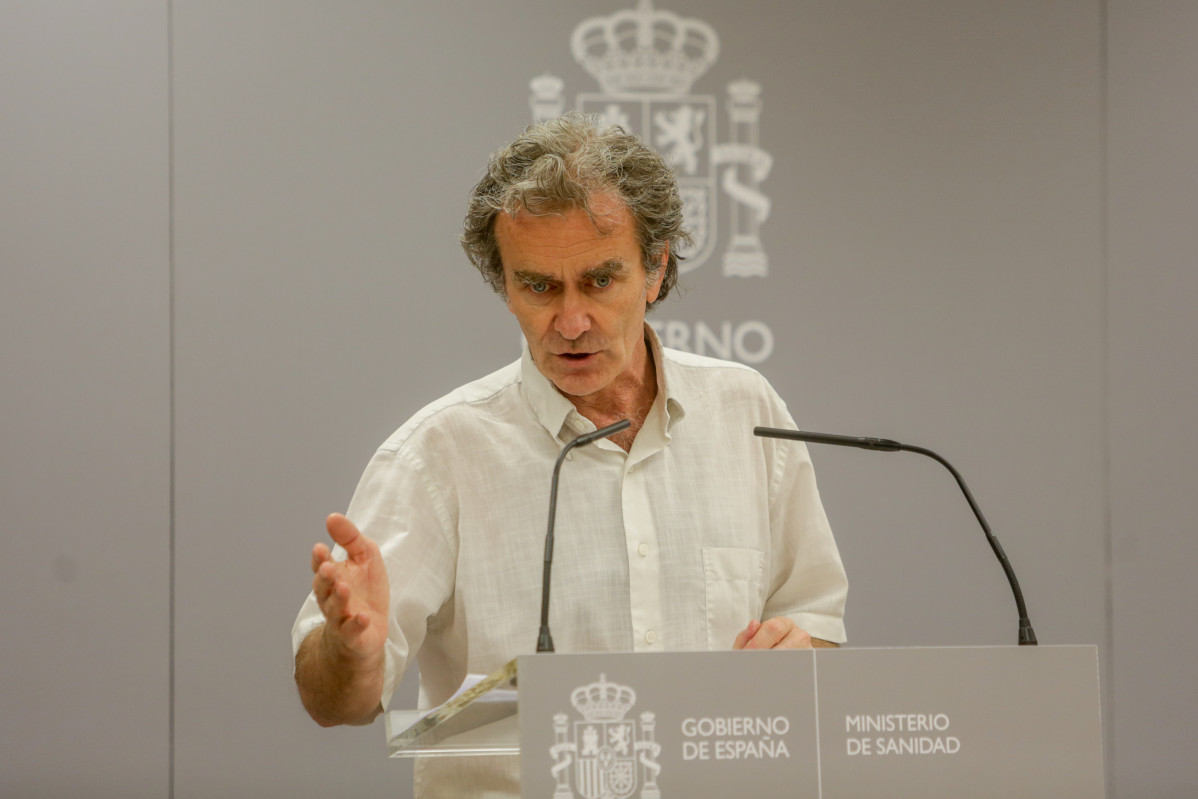 El director del Centro de Coordinación de Alertas y Emergencias Sanitarias (CCAES), Fernando Simón,
