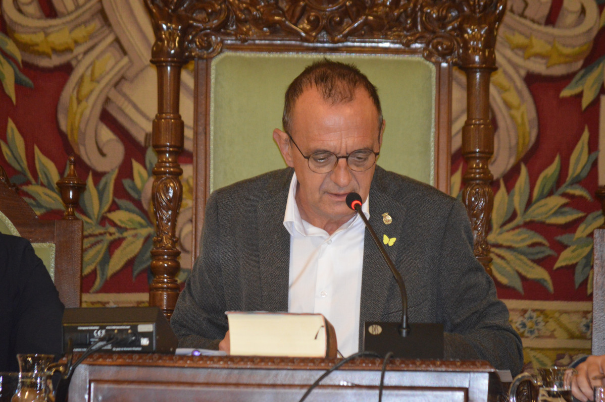 El alcalde de Lleida, Miquel Pueyo (ERC).