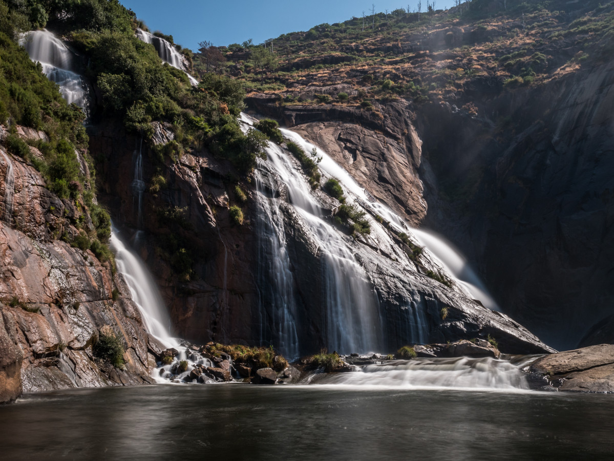 Desembocadura Xallas   cascada ezaro