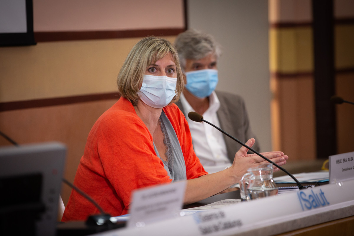 La consellera de Salud de la Generalitat, Alba Vergés