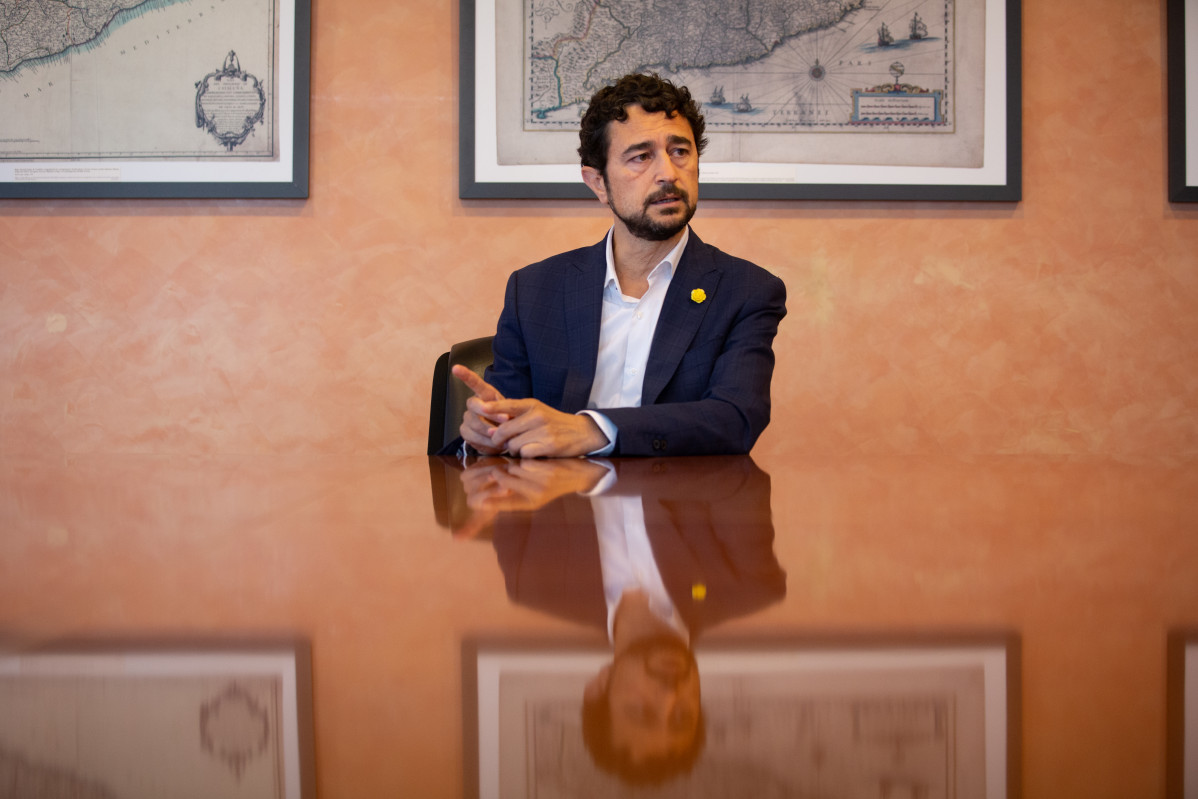 El conseller de Territorio y Sostenibilidad de la Generalitat, Damià Calvet, durante una entrevista para Europa Press, en Barcelona, Catalunya (España), a 29 de julio de 2020.