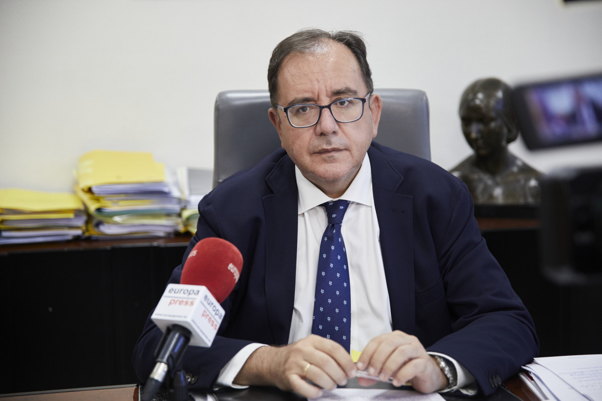 El secretario general de Instituciones Penitenciarias, Ángel Luis Ortiz, durante una entrevista para Europa Pres