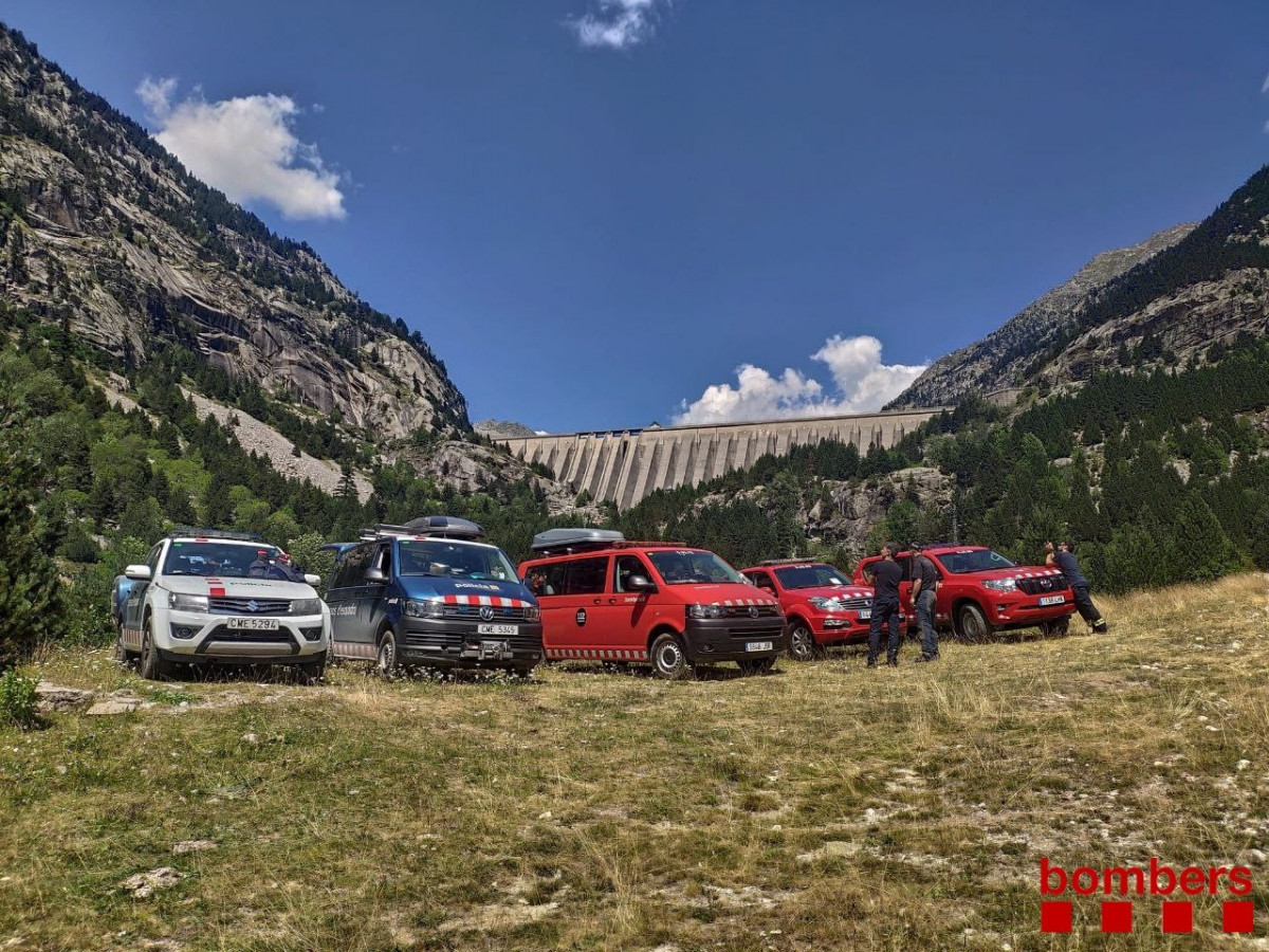 Dispositiu de cerca de l'excursionista mort en Vall de Boí (Lleida).