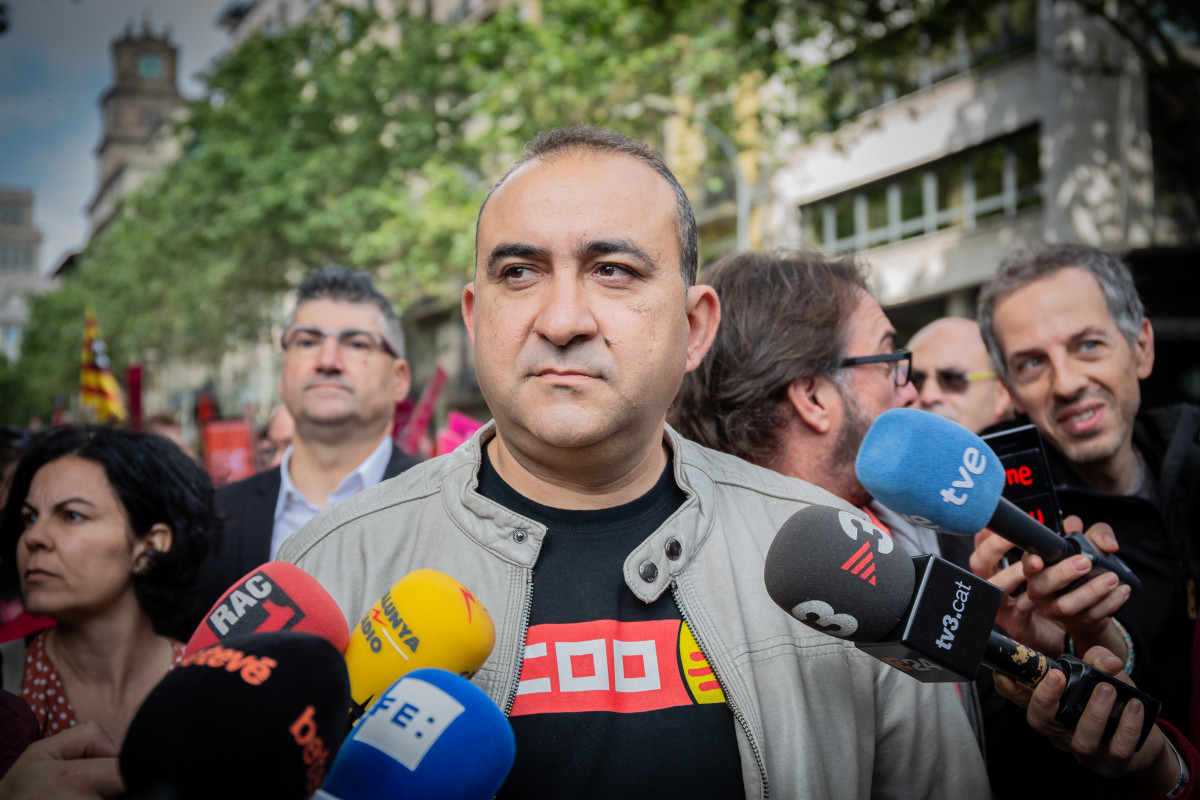 El secretari general de CCOO, Javier Pacheco