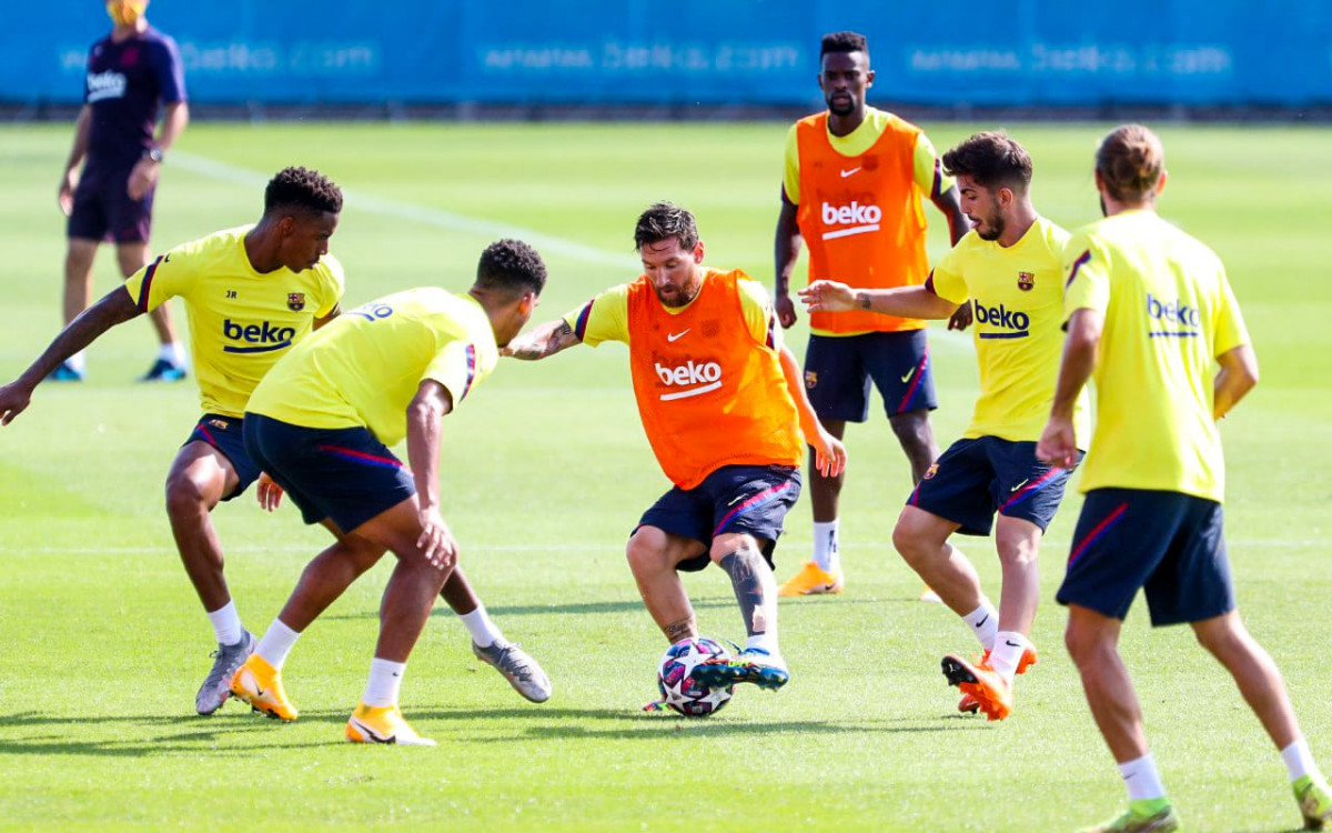 Messi entrenamiento