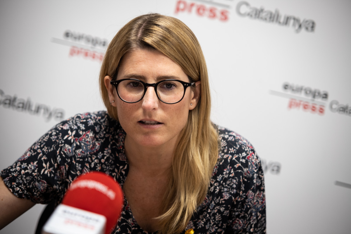 La nova vicepresidenta de JxCat, Elsa Artadi, durant una entrevista per a Europa Press realitzada a Barcelona, Catalunya, (Espanya) a 10 d'agost de 2020.