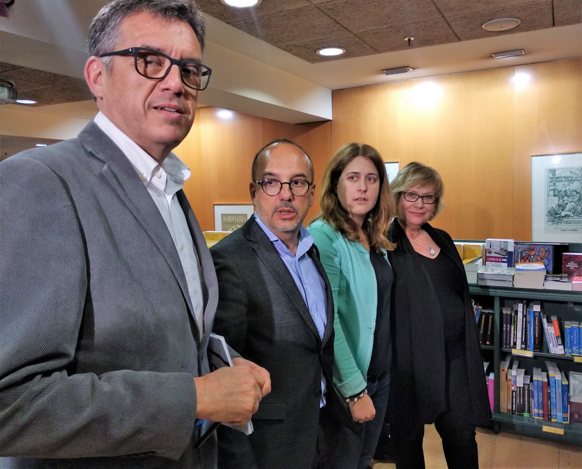 Lluís Recoder, Carles Campuzano, Marta Pascal i Esperança Esteve (arxiu)