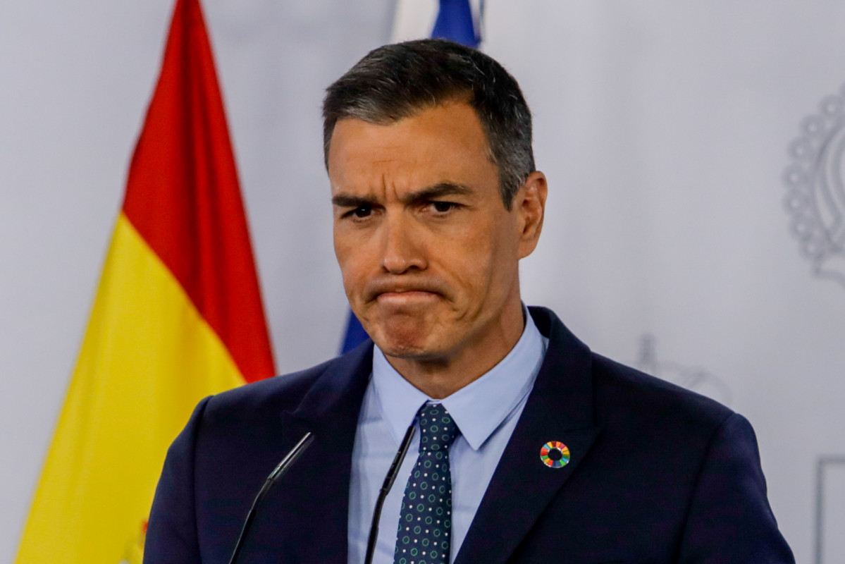 El presidente del Gobierno, Pedro Sánchez, ofrece una rueda de prensa al término de la primera reunión del Consejo de Ministros en Moncloa tras el periodo estival en la que informa sobre la actuali