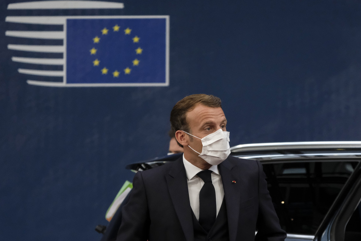 Emmanuel Macron en Bruselas