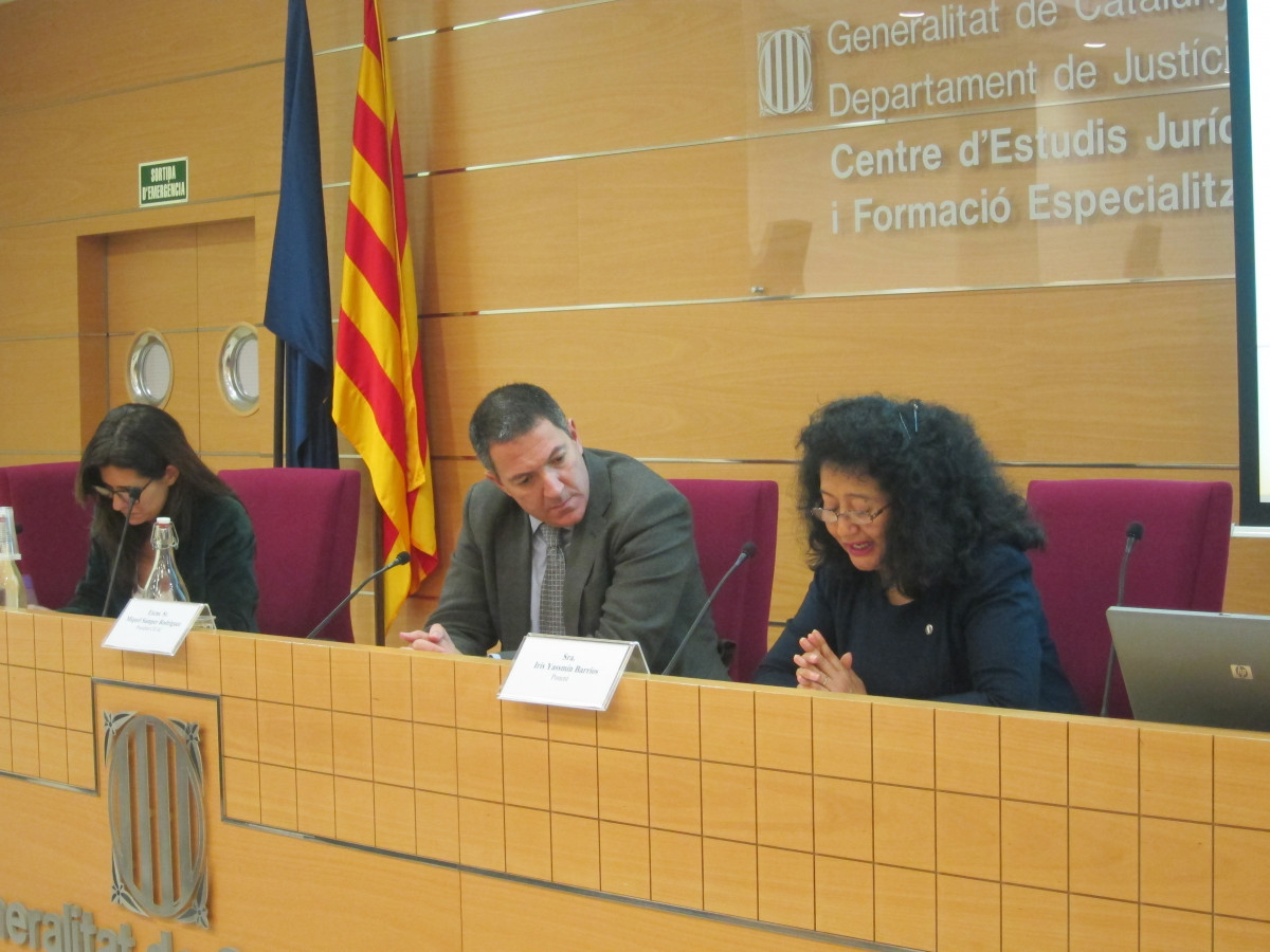 EuropaPress 3298035 juez iris yassmin barrios miquel samper cicac gemma calvet erc
