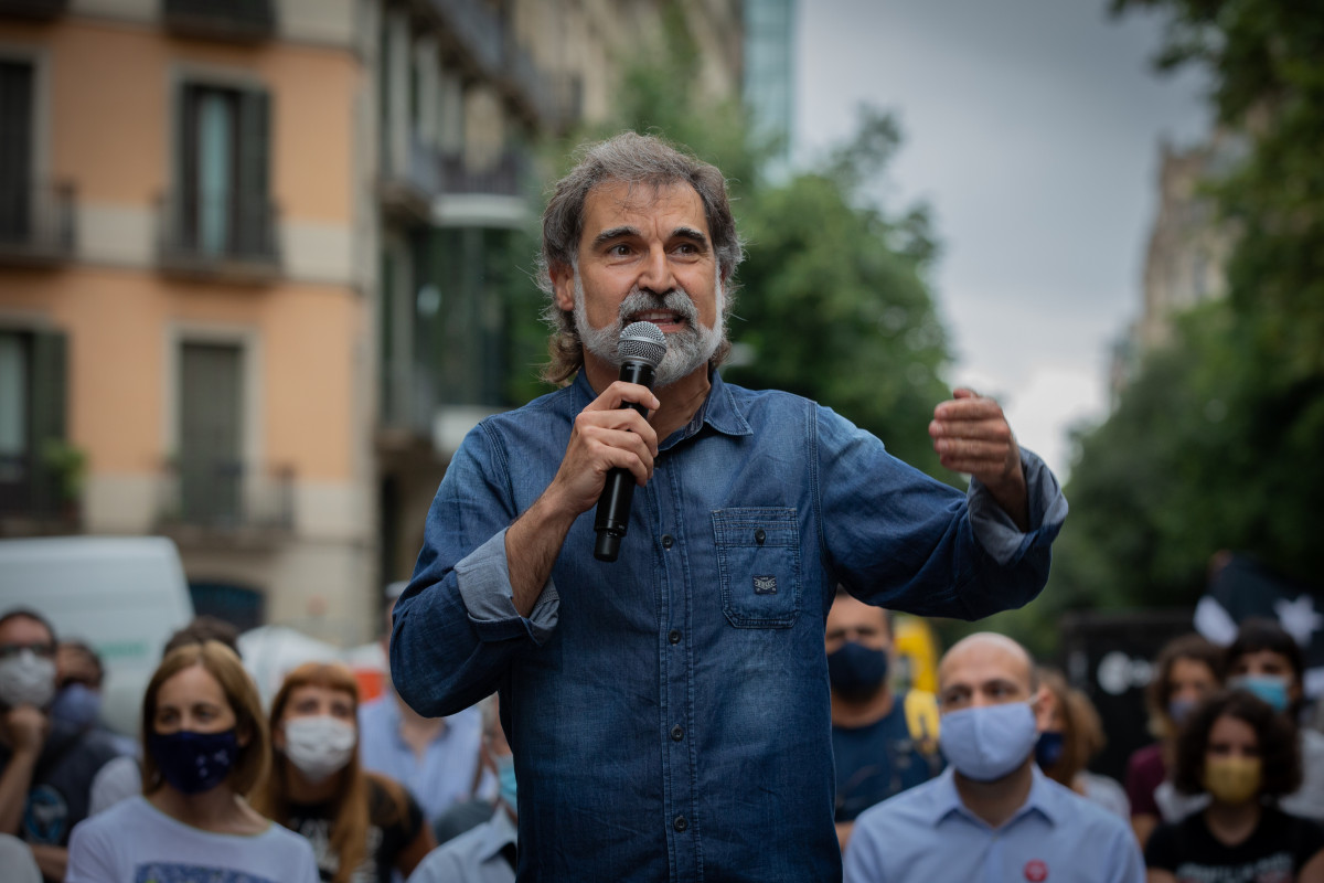 El president d'Òmnium Cultural, Jordi Cuixart.