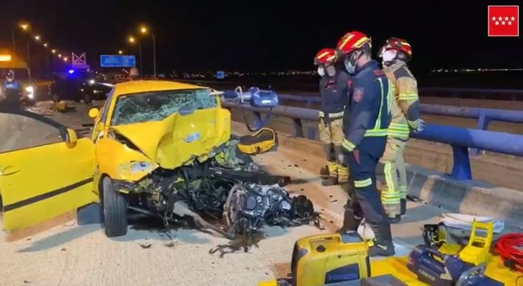EuropaPress 3309784 muere conductor embestido vehiculo quedar parado m 50 colision previa