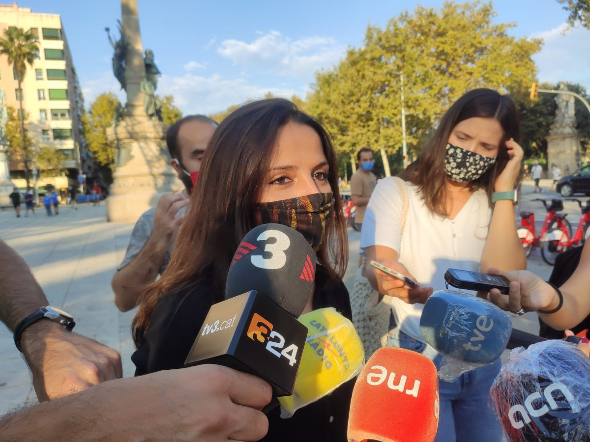 La diputada de la CUP en el Parlament Maria Sirvent.