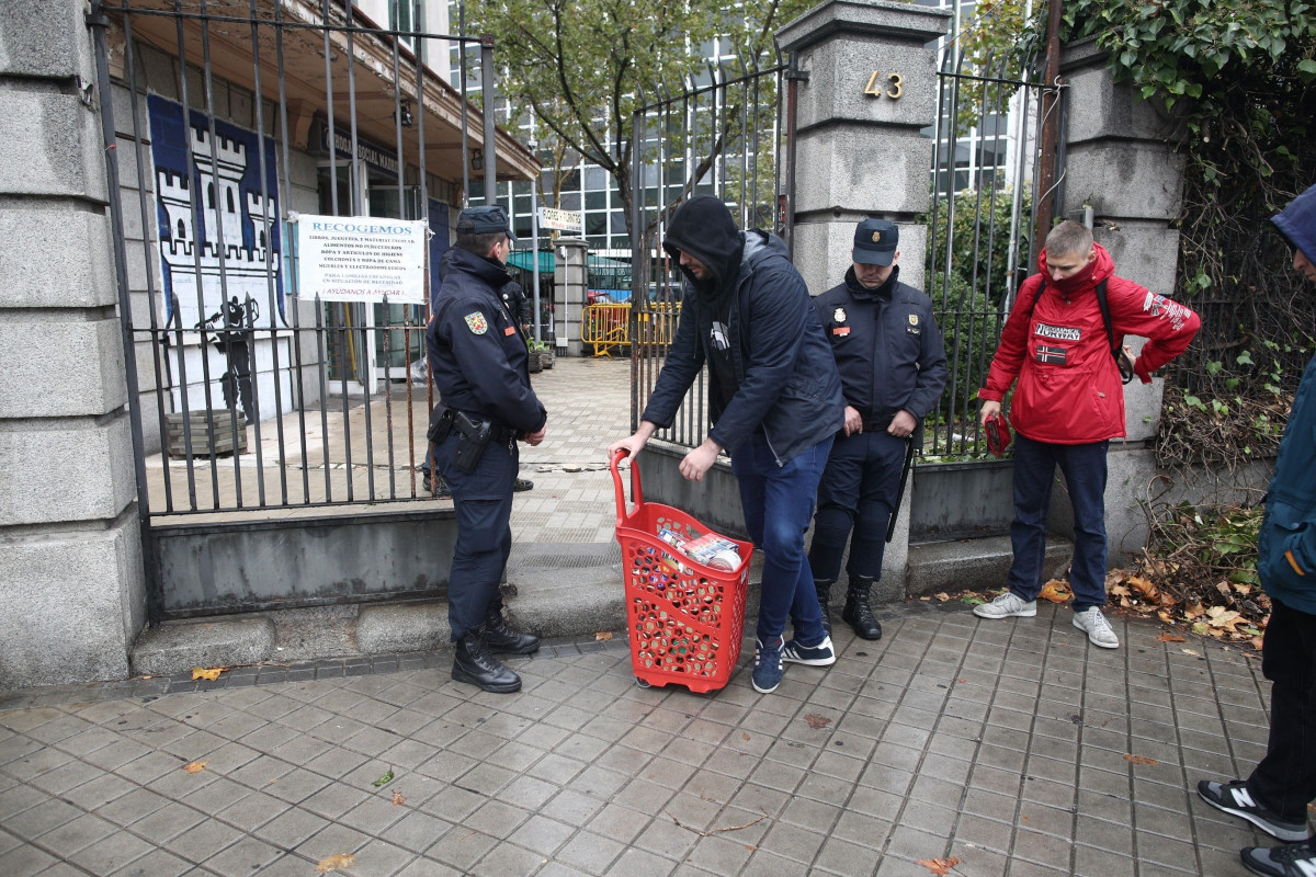 La Policía desaloja a los okupas del colectivo neonazi Hogar Social