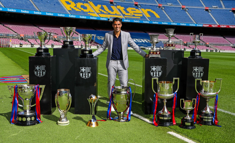 ​Luis Suárez se despide del Barça: 