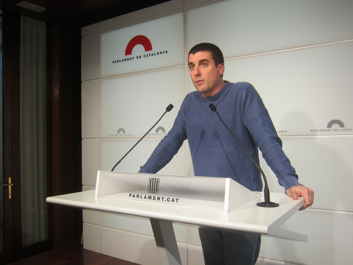El diputat de la CUP en el Parlament Quim Arrufat