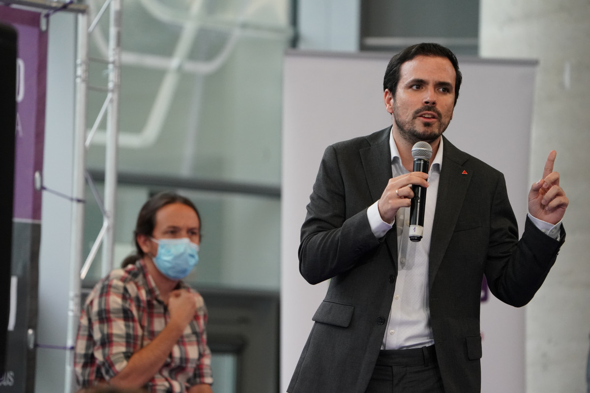 El coordinador federal de IU y ministro de Consumo, Alberto Garzón