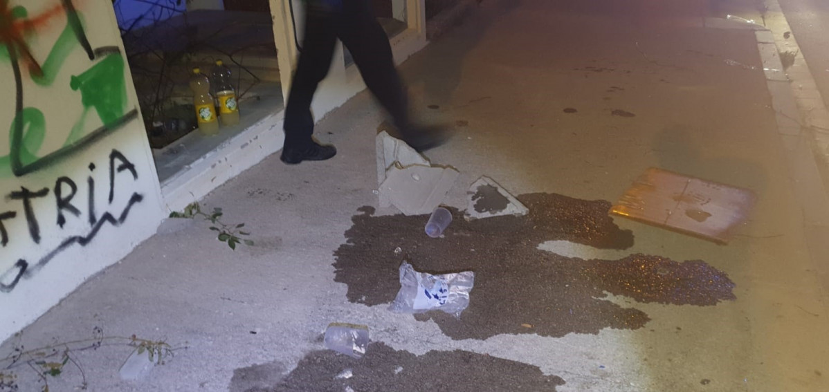 Uno de los 'botellones' intervenidos por la Policía Local de Vilanova i la Geltrú (Barcelona).