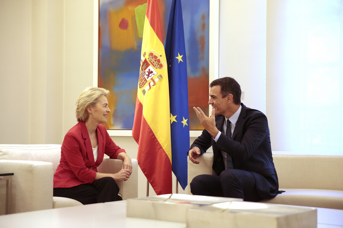 Pedro sanchez   von der leyen