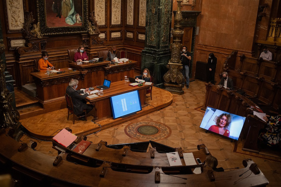El pleno del Ayuntamiento de Barcelona