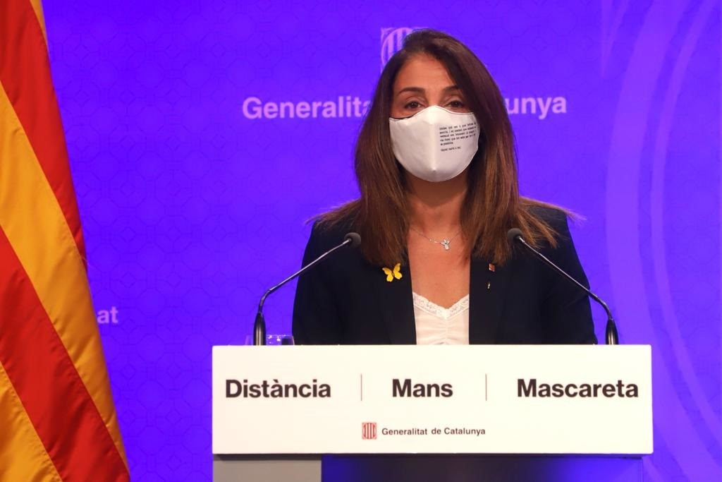 La consellera de presidencia y portavoz del Govern en funciones, Meritxell Budó.