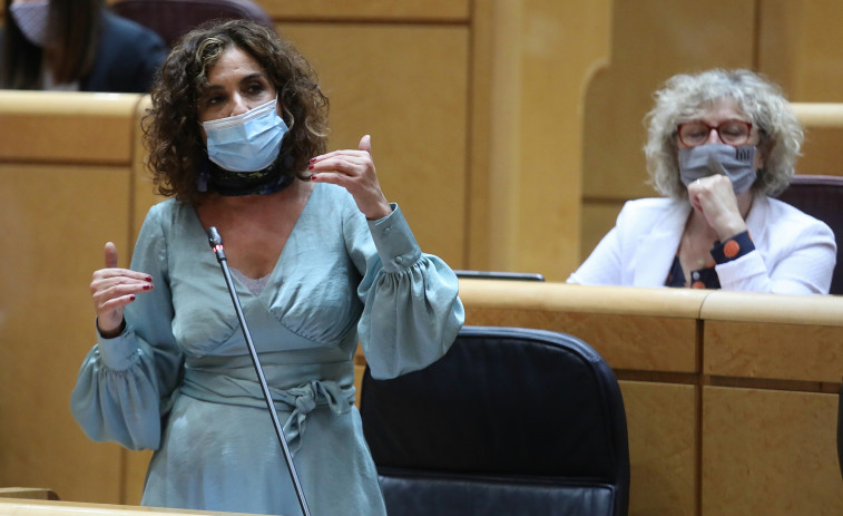 María Jesús Montero critica al PP por la enmienda de totalidad a los PGE