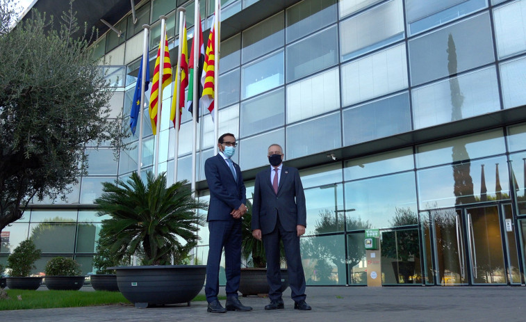 El cónsul general de los Emiratos Árabes Unidos visita la sede del Consorci de la Zona Franca de Barcelona